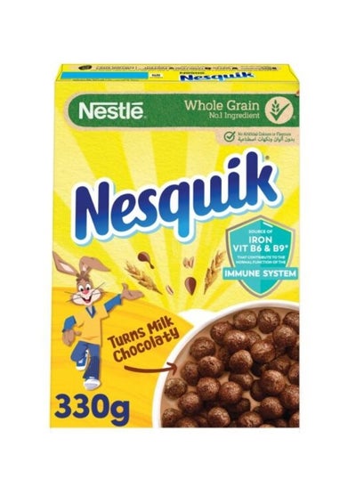 Buy Nesquik Chocolate Breakfast Cereal Pack 330g 15% off in UAE