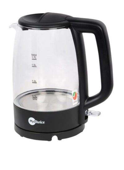 Buy My choise Glass electric kettle 1.7L in UAE