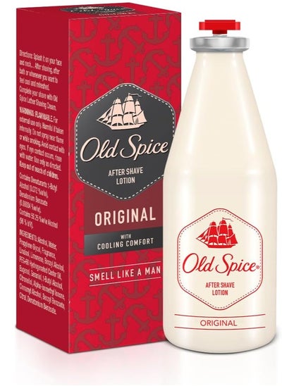 Buy Old Spice Original Aftershave Lotion For Freshness 150ml in UAE