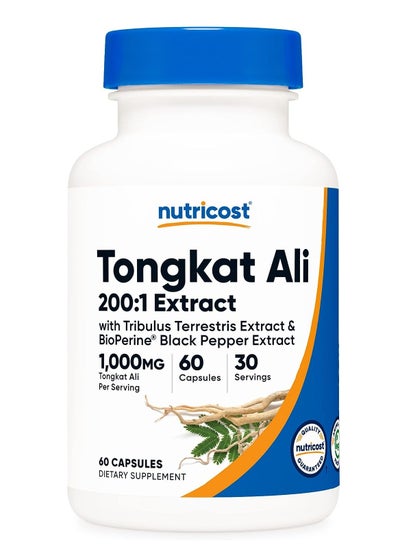 Buy Tongkat Ali 1000mg, 60 Capsules in UAE