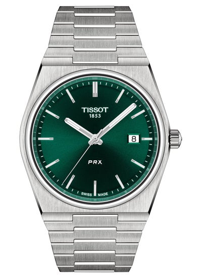 Buy PRX Green Dial Stainless Steel 40mm Mens Swiss Quartz Watch - T137.410.11.091.00 in Saudi Arabia