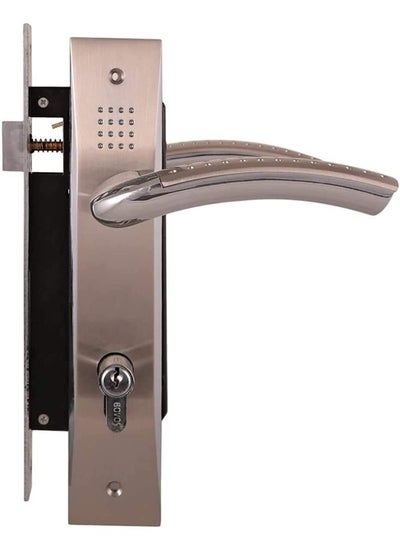 اشتري Rock Door Lockset Complete With 85-45Mm Lockbody & 70Mm Cylinder Sn Cp - Rock Brand في الامارات