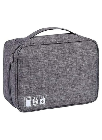 اشتري Cable Organizer Bag Waterproof Gray في الامارات