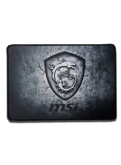 Buy MSI Gaming Mouse Pad - Size 32x22 CM - Stitched Edges - Anti Slip Rubber Base -Black/Gray in Egypt