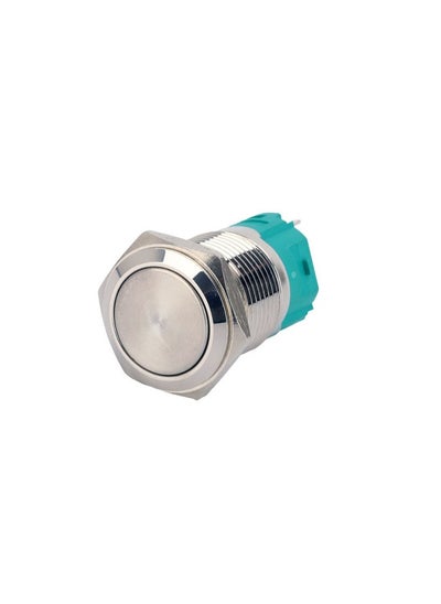 Buy KNP GQ22-F11-E-Z-J/S is a 12V metal push button switch with a white LED indicator designed for both aesthetic appeal and durability Its robust metal housing ensures long term reliability in various environments making it suitable for industrial automotive and electronic applications where a high quality visually appealing push button is required. in UAE