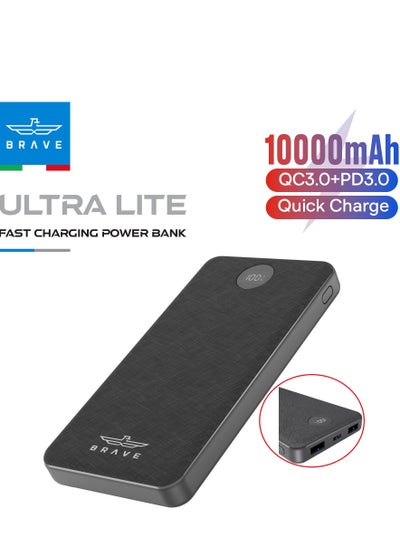 Buy 22.5W Slim Power Bank, 10000mAh Portable USB C Charger with Fast Charging, PD3.0 & QC3.0 Support, LED Display Battery Pack for iPhone 16/15/14/13/12/11 Pro, Samsung S24/S23/S22, Google Pixel, LG, Air Pods, iPad, Switch & More in UAE