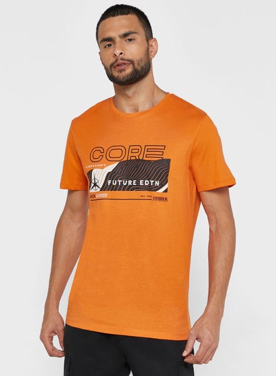 اشتري Graphic Crew Neck T-Shirt في السعودية