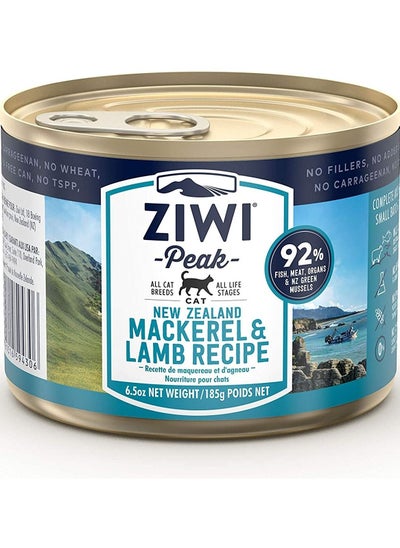 اشتري Mackerel And Lamb Recipe Canned Cat Wet Food 185g في الامارات