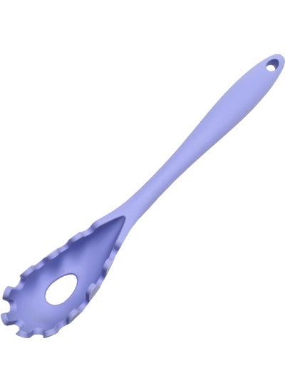 Buy Premium Silicone Stain Resistant Spaghetti Fork Pastel Blue 11.5inch 13941 in Saudi Arabia