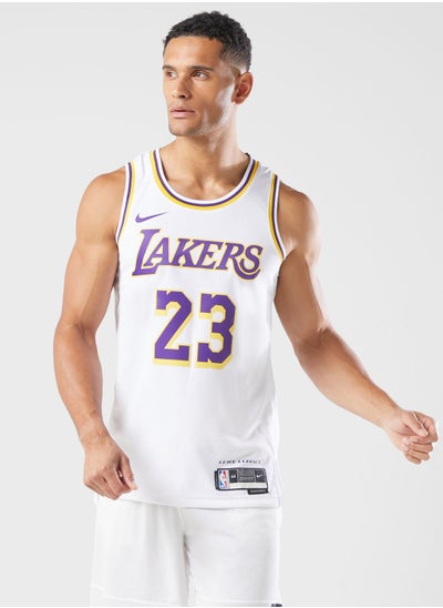 Buy Los Angeles Lakers Dri-Fit Swimming Asc 22 Jersey in Saudi Arabia