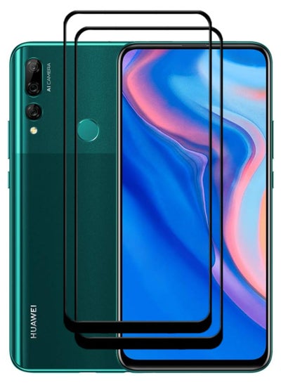 Buy 2 Pieces Antistatic ESD Dustproof Premium Quality High Definition Tempered Glass Screen Protector Designed For Huawei Y9 Prime (2019) in UAE