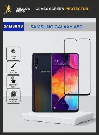 Buy Tempered Glass Protector For Samsung Galaxy A50 in Saudi Arabia