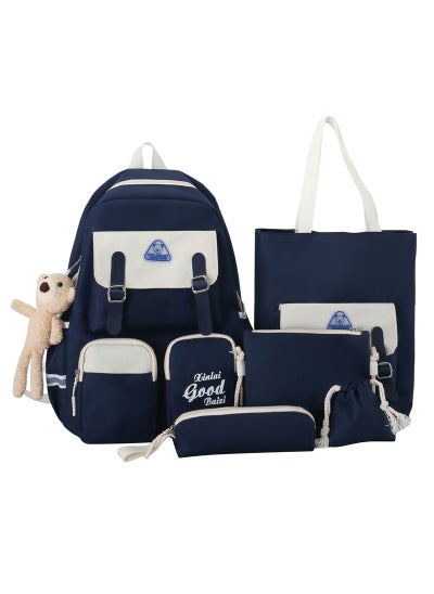 Buy 4-Piece Set Student Large-Capacity Casual Fashion Backpack School Bag 32*14*45cm in Saudi Arabia