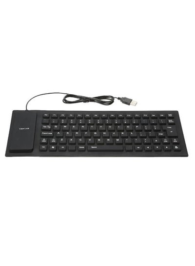 اشتري Flexible Rollup Keyboard - English Black في السعودية