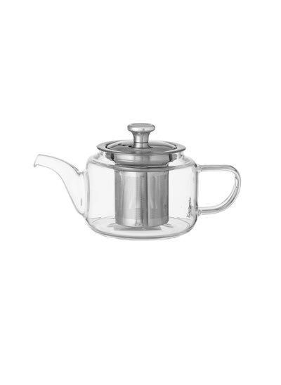 Buy Heat-Resistant Glass Tea Pot Capacity 400 mm in Saudi Arabia