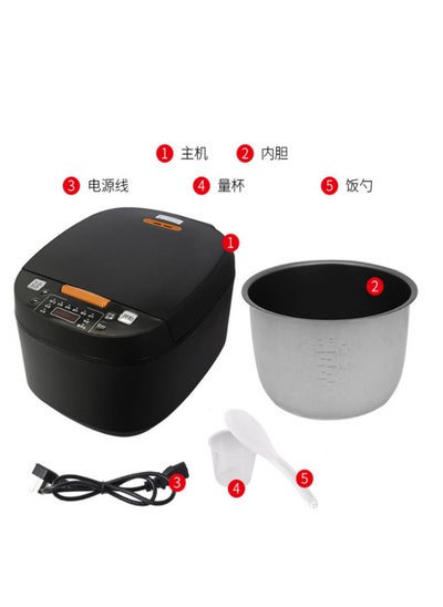 اشتري 5L Multifunctional Non-Stick Rice Cooker with Timer White crystal bile 5L rice cooker (English net package in English) في الامارات