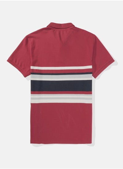 اشتري AE Striped Polo Shirt في السعودية