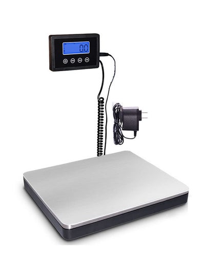 Buy Shipping Scale 180kg/360lb with High Accuracy Stainless Steel Heavy Duty Digital Postal Scale with Timer/Hold/Tare for Packages/Luggage/Post Office/Home DC Adapter Included in UAE