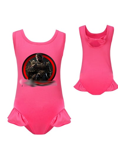 اشتري Black Myth Goku Girls' One Piece Swimsuit And Cap Set في السعودية