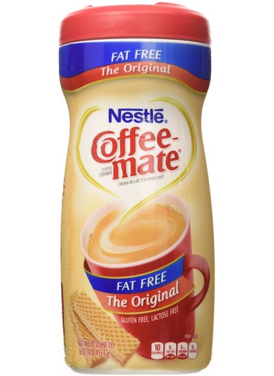 Buy Coffee Mate 30622 The Original Fat Free 16 oz. Coffee Creamer (Pack of 2); Stir in the Rich, Indulgent Taste Anytime for a Classic Cup That's Non-dairy, Lactose-Free, Cholesterol-Free & Gluten-Free in UAE