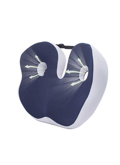 Buy Office Chair Seat Cushion, Car Seat Cushion, Seat Cushion for Back Pain Relief, Lumbar Support Pillow for Office Chair, Non-Slip Sciatica & Back Coccyx Tailbone Chair Pad in Saudi Arabia