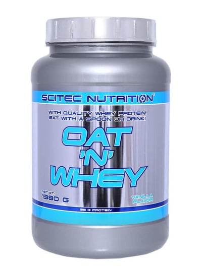 اشتري Scitec Nutrition Oat N Whey Protein Supplement (Vanilla, 1380g) في الامارات