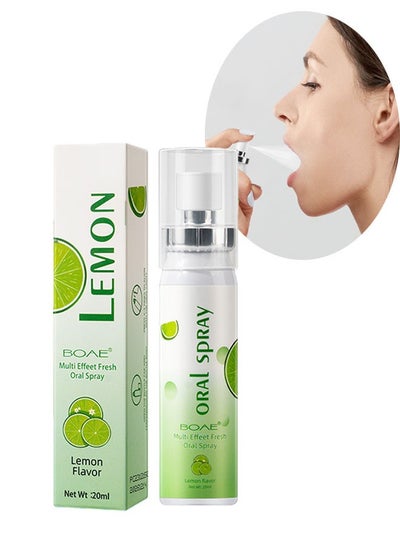 اشتري Multi Effeet Fresh Oral Spray 20ml, Bad Breath Treatment for Adults, Lime Flavor Mouth Freshener, Effective Mouth Spray, Breath Freshener Spray, Oral Care Spray, Mouth Healthy Care في السعودية