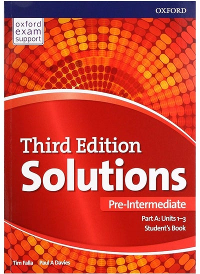 اشتري Solutions: Pre-Intermediate: Student's Book A Units 1-3: Leading the way to success في الامارات