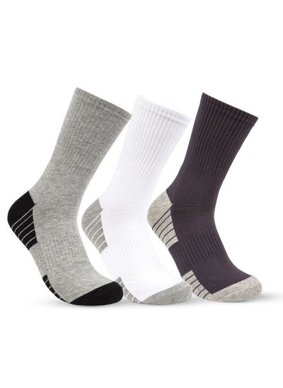 اشتري STITCH Men's Pack of 3 Half Terry Long Casual Socks في مصر