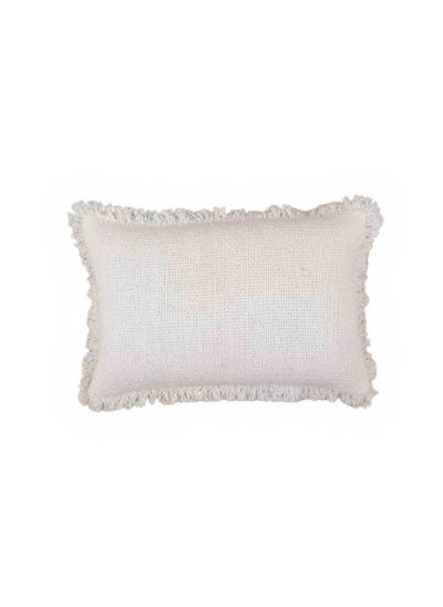 اشتري Misty Non Woven Cushion Cover 30x50 Cm Off-White في الامارات