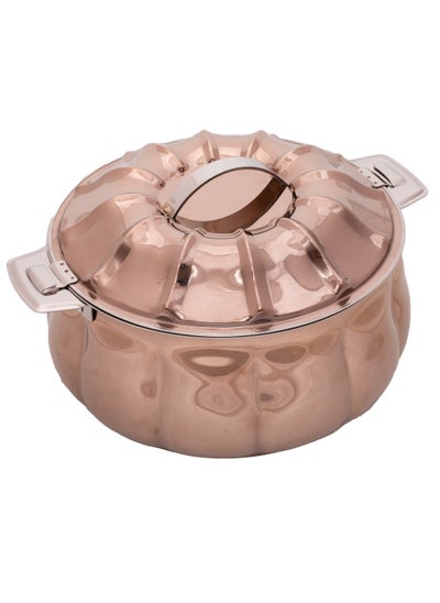 Buy Stainless Steel Capsicum Hotpot 3.5 Liters Rose Gold Colour in UAE