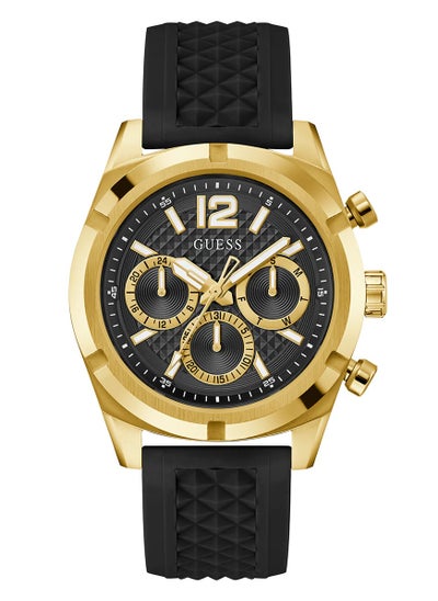 اشتري Mens Black Gold Tone Multi-function Watch - GW0729G2 في الامارات