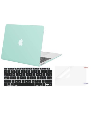 Buy MacBook Air 13 Inch Case 2021 2020 2019 2018 Release M1 A2337 A2179 A1932, Plastic Laptop Hard Shell Case and Keyboard Cover Skin and Screen Protector Compatible with Apple MacBook Air 13.3 inch in UAE