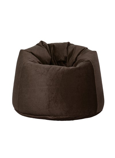 Buy Luxe Decora Soft Suede Velvet Bean Bag with Polystyrene Beads Filling in UAE