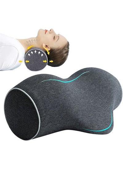 اشتري DMG Neck Stretcher, Neck and Shoulder Relaxer,Cervical Pillow for Neck Pain Relief,Memory Foam Neck Stretcher Pillows with Pillowcase,Neck Support Traction Relaxer في السعودية