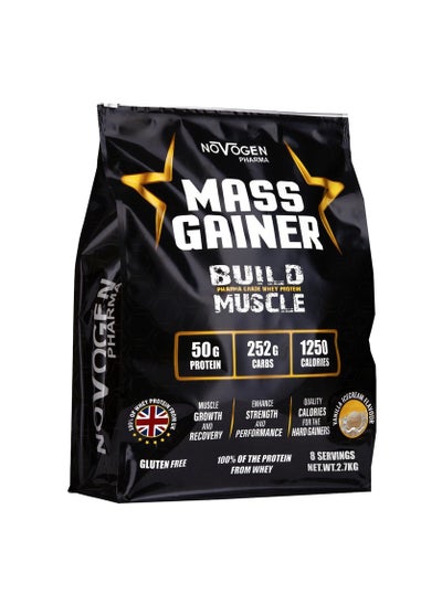 Buy Mass gainer 2.7 KG- 8 Servings-Ice Cream Vanilla in Egypt