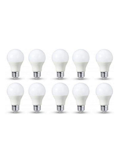 اشتري 10-Piece Pear LED Bulb - Yellow في مصر