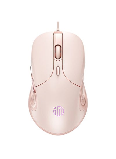 اشتري Inphic B8 Mute Light Emitting Wired Mice Home Office Gaming Computer Mouse(Milk Tea Color) في السعودية