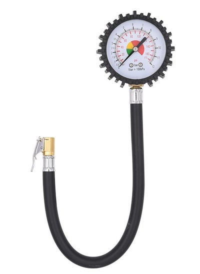 Buy Tire Pressure Gauge (0-170 PSI) - Heavy Duty Stainless Steel Gauge for Bike, Motorcycle, and Car - MotCertified ANSI in Saudi Arabia