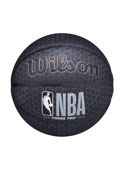 Buy NBA Forge Pro Basketball - Size 7 for +12 years old and Adults - Black Print 1 in UAE