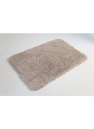 اشتري Lazlo Microfiber Bath Mat Beige 40x60cm في الامارات