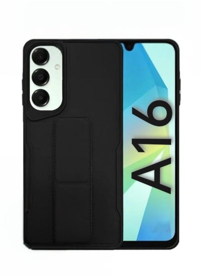 Buy Case Cover For Samsung Galaxy A16 With Magnetic Hand Grip 3 in 1 Black in Saudi Arabia