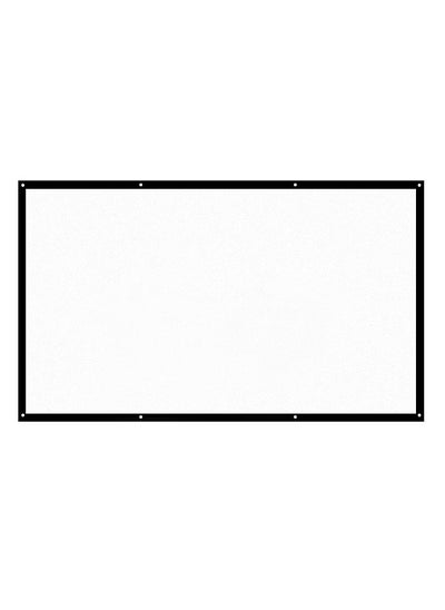 Buy 120-inch 16:9 Projector Screen Portable HD Projection Screen Foldable Wall Mounted for Home Theater Office Movies Indoors Outdoors in Saudi Arabia