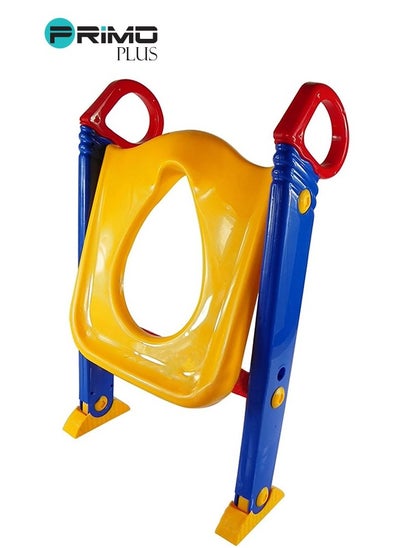 Buy Portable Folding Trainer Toilet Potty Training Ladder Chair For Children in Saudi Arabia