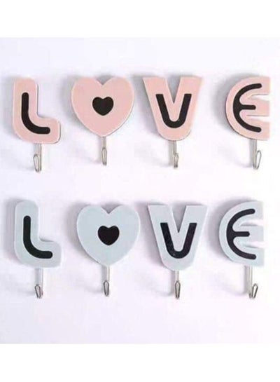 Buy Small Hook For All Purposes - Love Style 4 pcs - 2 pack in Egypt