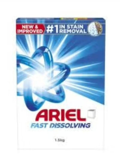 Buy Fast Dissolving Detergent Powder White 1.5kg in Saudi Arabia