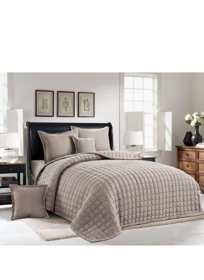 اشتري Compressed double comforter set consisting of 6 pieces to add beauty and elegance to your room في السعودية