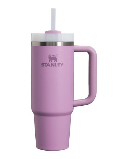 Buy Stainless steel portable 40 oz insulated tumbler with lid and straw for water, iced tea, coffee, smoothies and more. in UAE