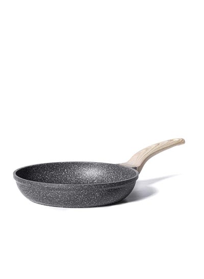 Buy Carote nonstick frying pan skillet non stick granite fry pan egg pan omelet pans stone cookware chef's pan PFOA free induction compatible classic granite 8 inch in UAE