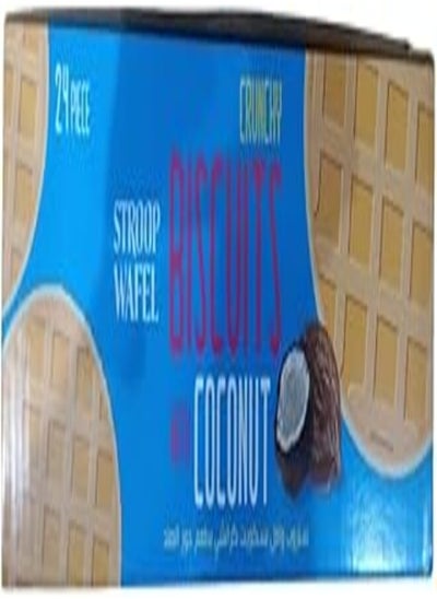 Buy Strobe Waffle Crunchley Biscuit Coconut Flavor 30 gm * 24 Piecesh in Egypt